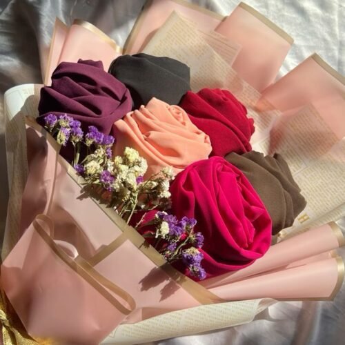 5 different hijab bouquet