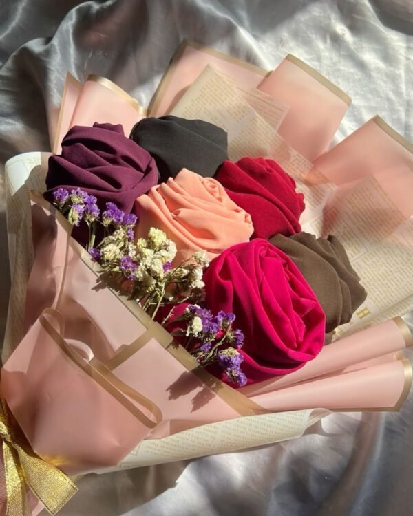 5 different hijab bouquet