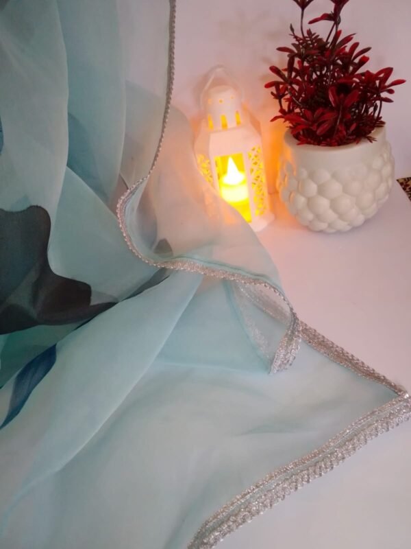 Elegant Tissue Handmade Dupatta – Traditional Festive Style